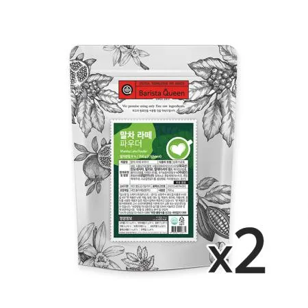 바리스타퀸 말차 라떼 파우더 700g 2개