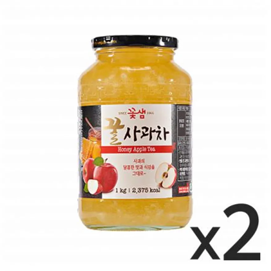 꽃샘 꿀사과차 1kg 2개 이미지