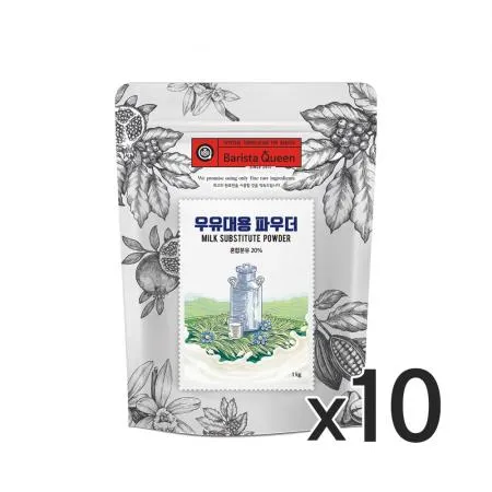 바리스타퀸 우유대용 파우더 1kg 10개