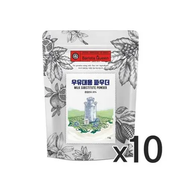 바리스타퀸 우유대용 파우더 1kg 10개