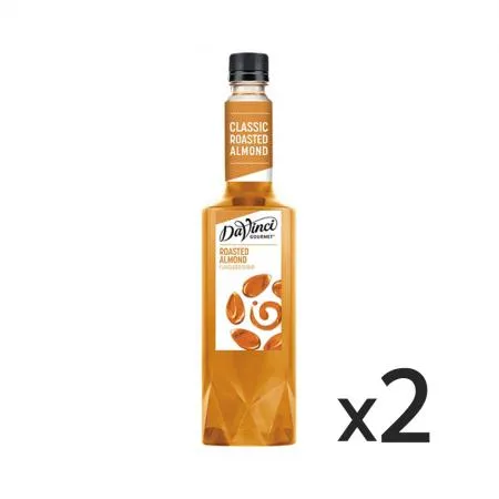 다빈치 로스티드 아몬드 시럽 750ml 2개 