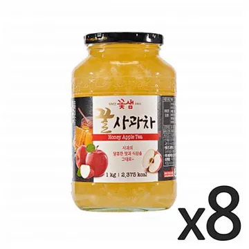꽃샘 꿀사과차 1kg 8개