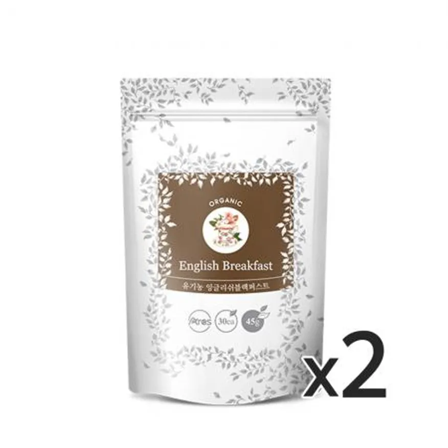 아레스 유기농 잉글리쉬블랙퍼스트 30티백 2개 이미지