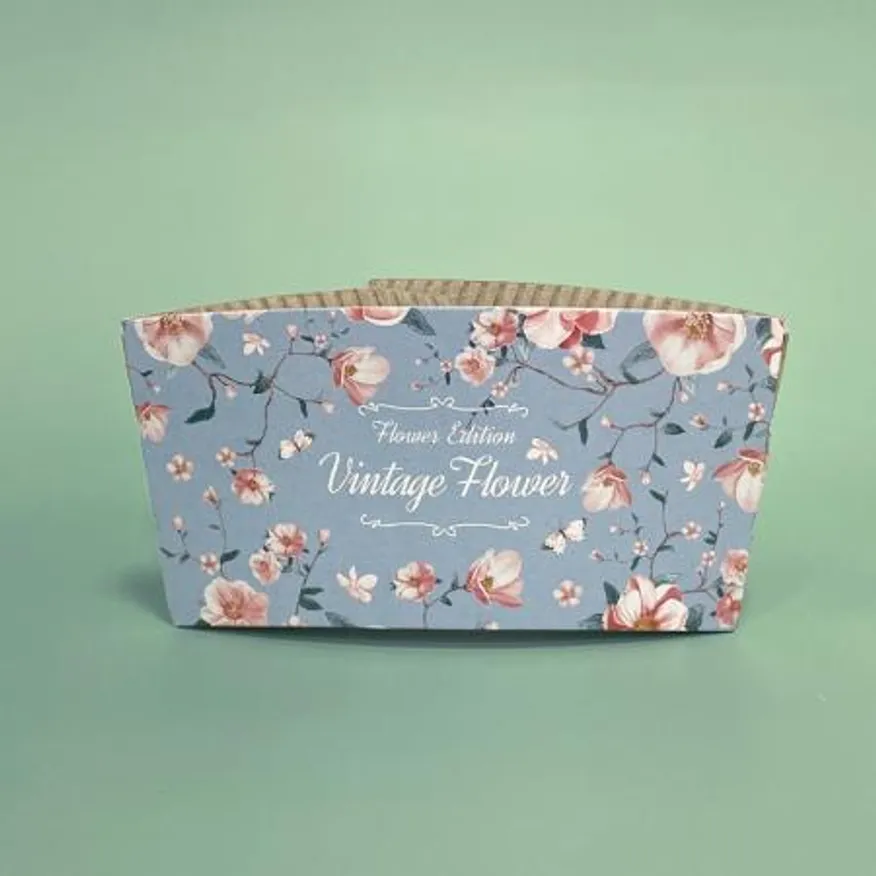 12/16온스 98파이 빈티지플라워 홀더 1000개 이미지