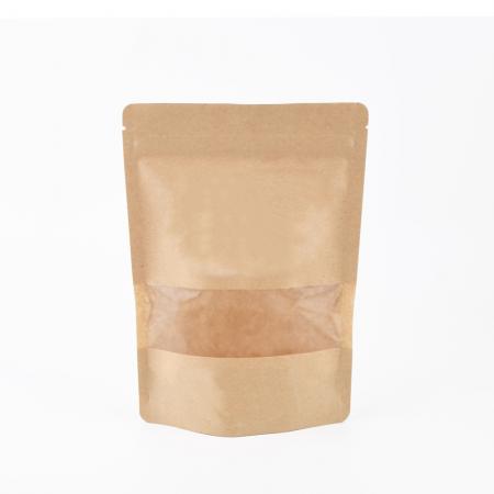 크라프트 창스탠드 지퍼백 [150x220mm] 1500매