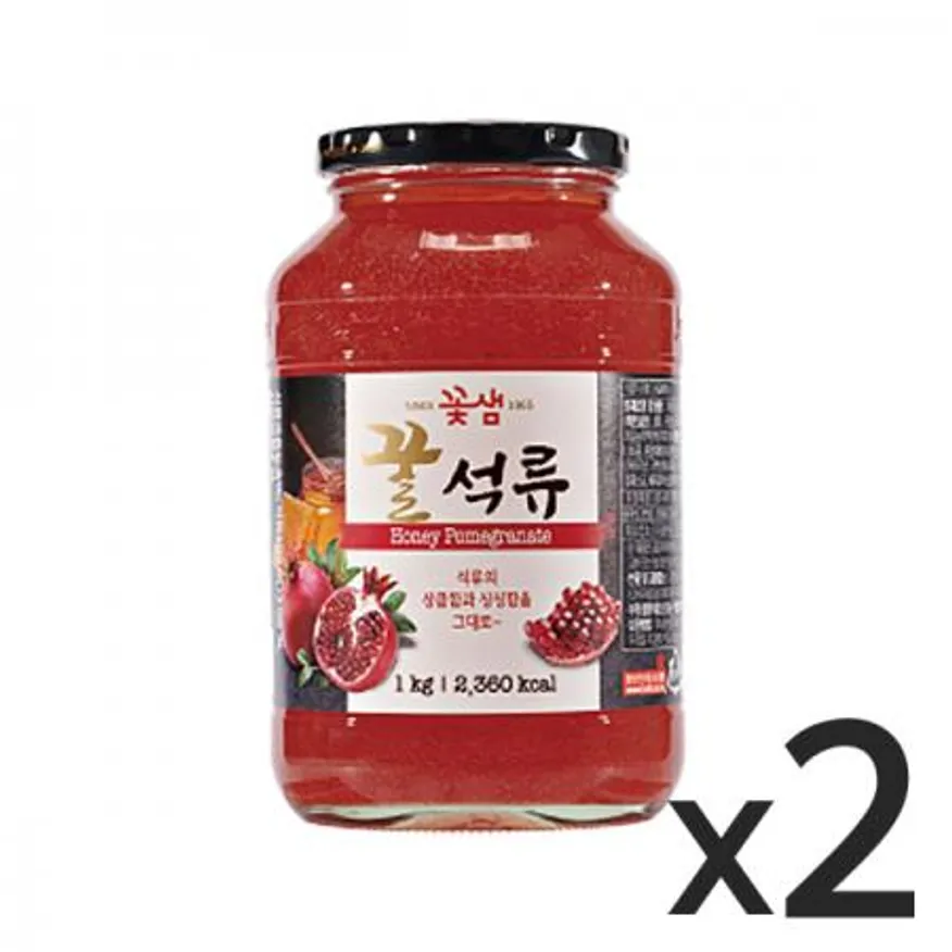 꽃샘 꿀석류차 1kg 2개 이미지