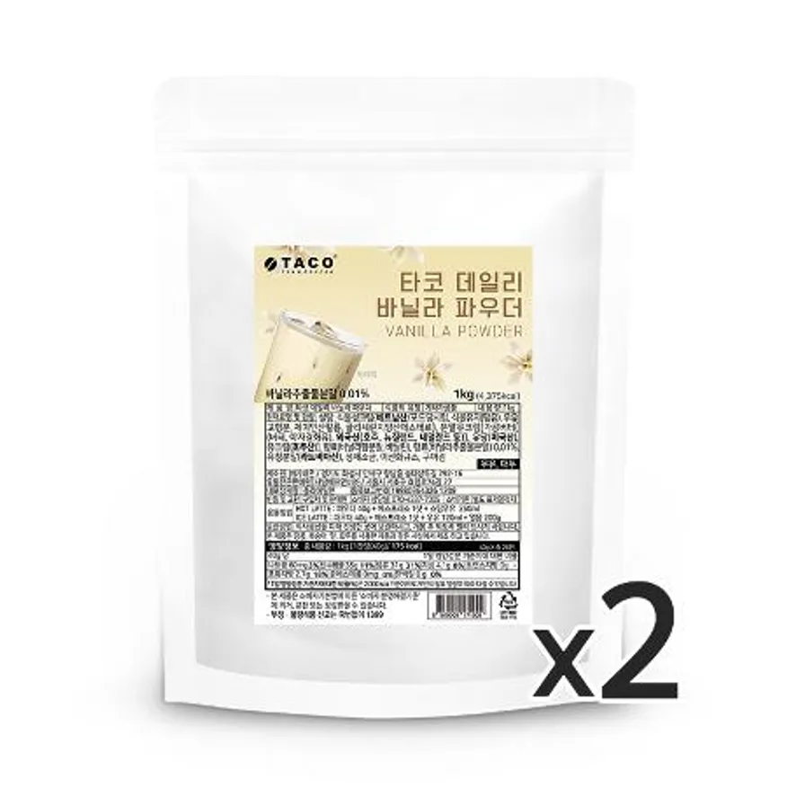타코 데일리 바닐라 파우더 1kg 2개 이미지