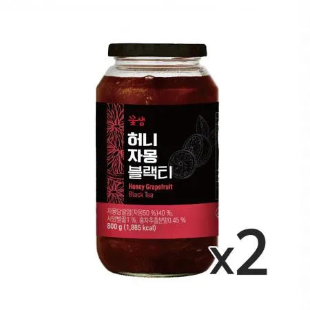 허니자몽 블랙티 800g 2개