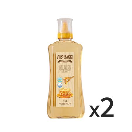 꽃샘 사양벌꿀 1kg 2개