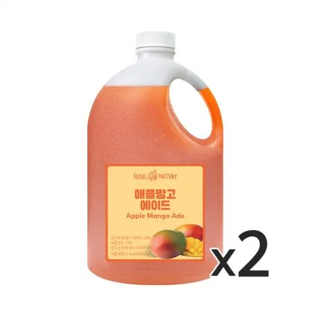 서울팩토리 애플망고 에이드 1.5L 2개  이미지