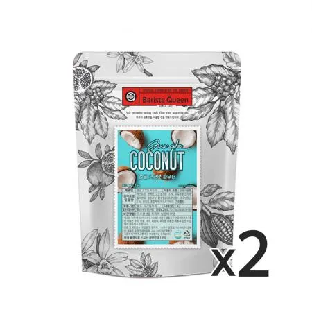 바리스타퀸 정글 코코넛 파우더 1kg 2개 
