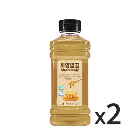 꽃샘 사양벌꿀 2kg 2개