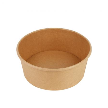 크라프트 원형 종이용기 750cc 150파이 300개