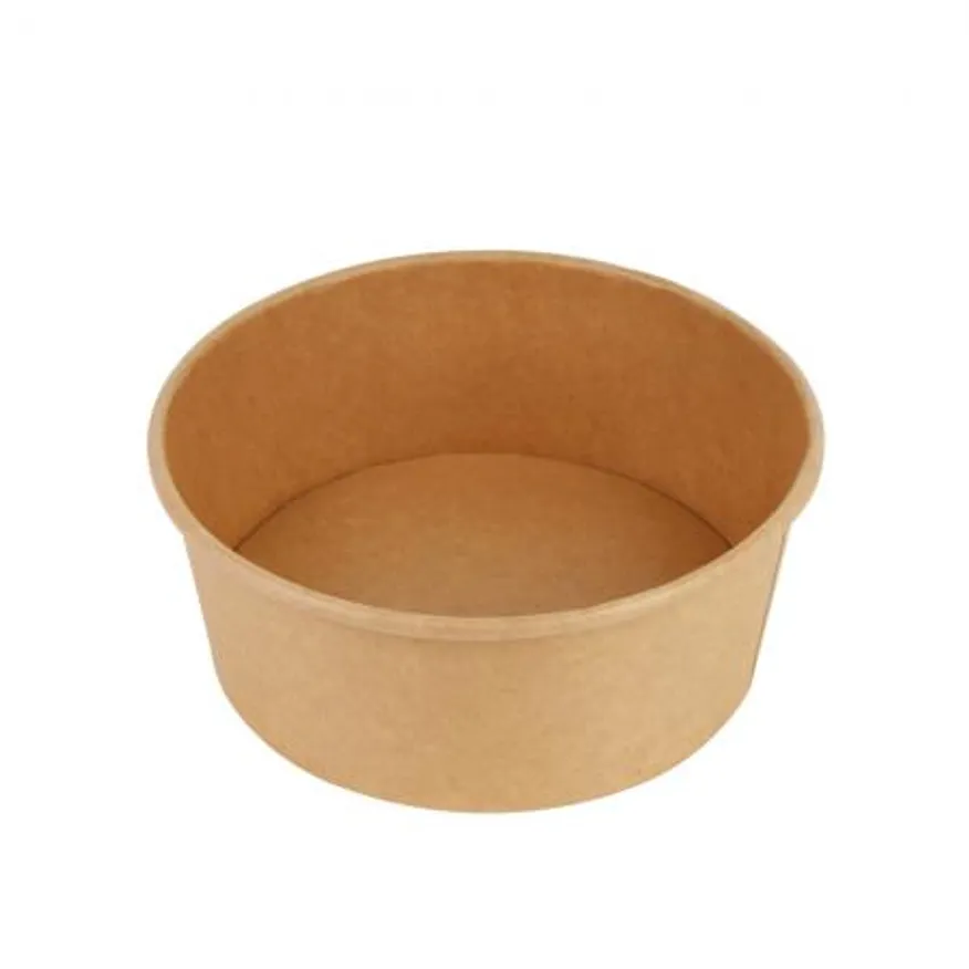 크라프트 원형 종이용기 750cc 150파이 300개 이미지