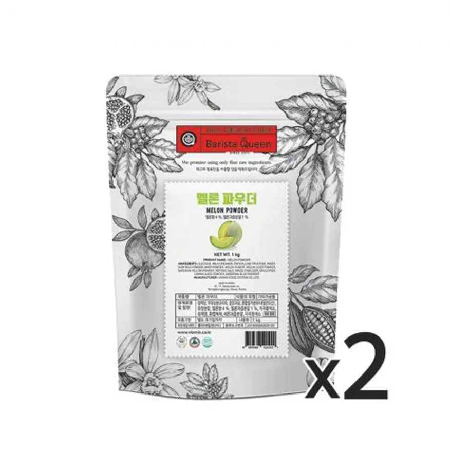 바리스타퀸 멜론 파우더 1kg 2개 이미지