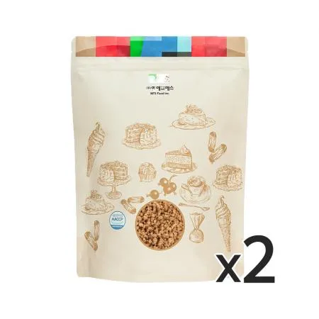 NFS 카라멜쿠키 크런치 1kg 2개 