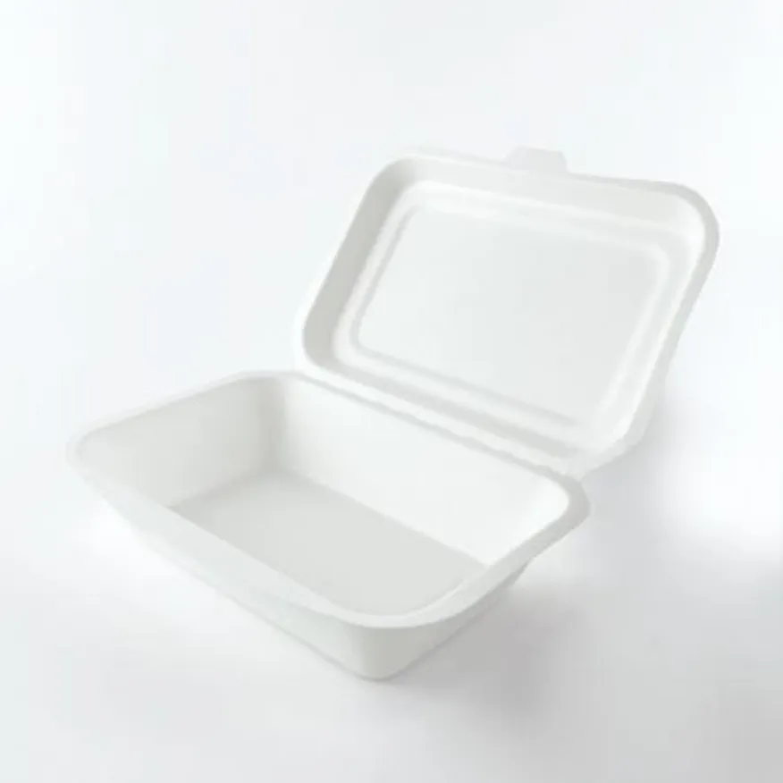 B-004 화이트 펄프용기 일체형 500개 이미지