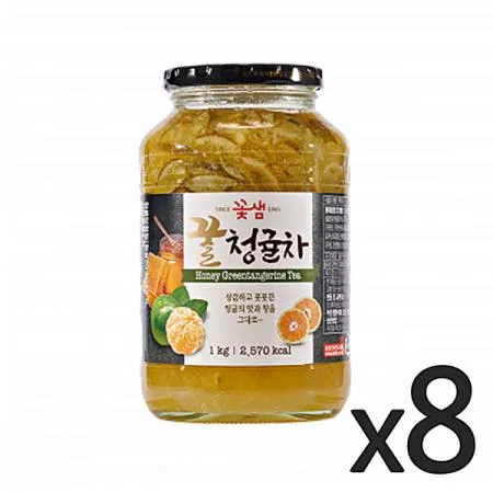 꽃샘 꿀청귤차 1kg 8개