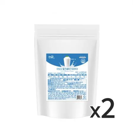 아임요 밀크쉐이크 파우더 1kg 2개