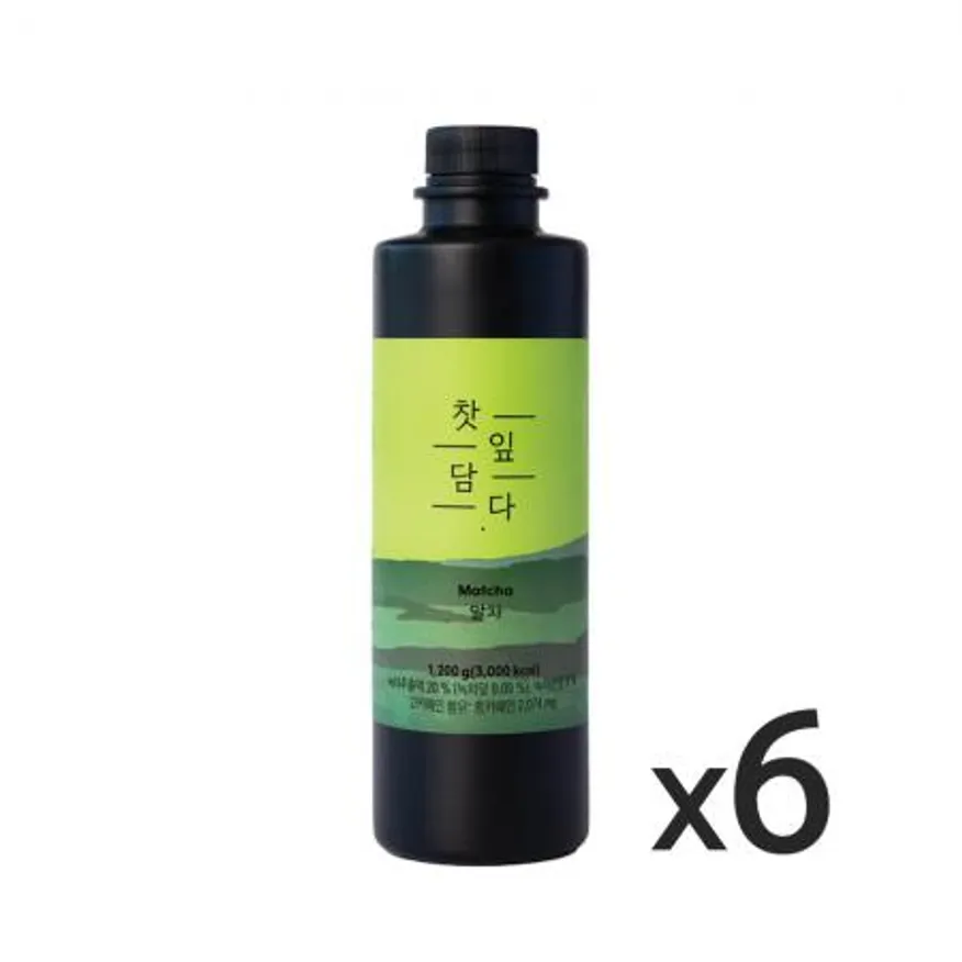 스위트컵 찻잎담다 말차 1.2kg 6개 이미지
