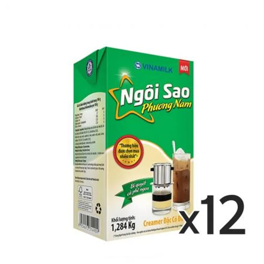 비나밀크 응오이사오 프엉남 베트남 연유 1284g 12개 이미지