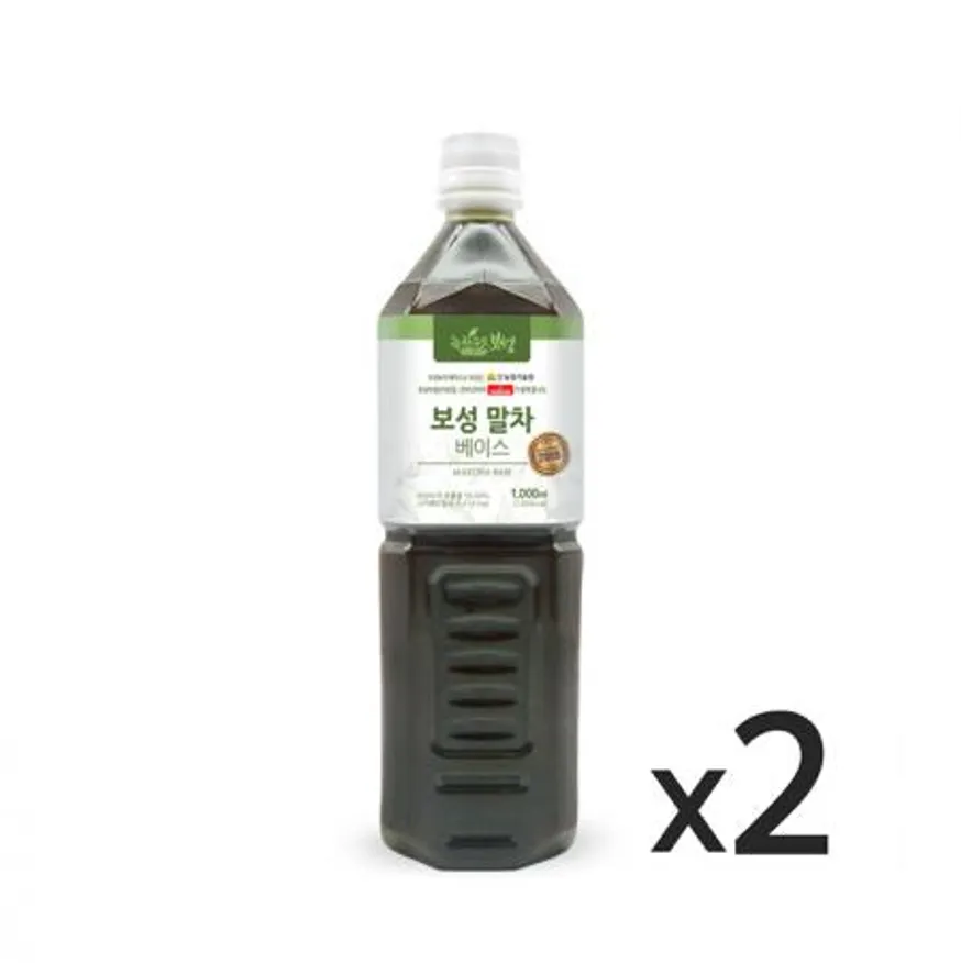 아크바 녹차수도 보성 말차 베이스 1000ml 2개 이미지