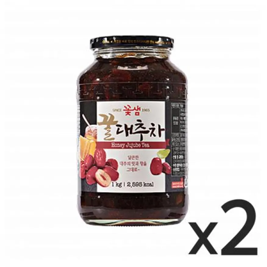 꽃샘 꿀대추차 1kg 2개 이미지