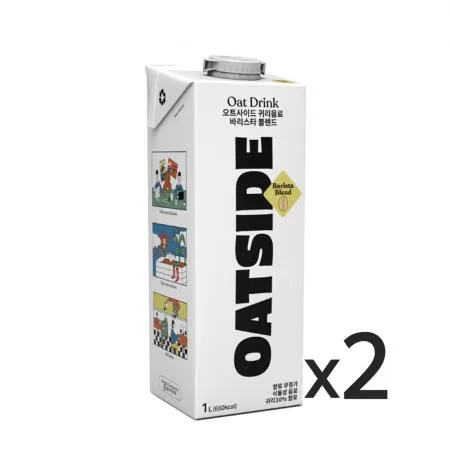 오트사이드 귀리음료 바리스타 블렌드 1L 2개
