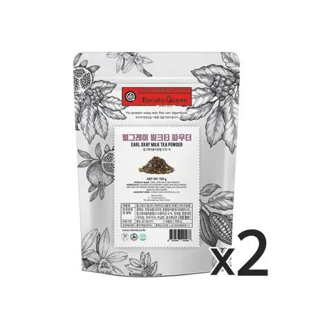 바리스타퀸 얼그레이 밀크티 파우더 700g 2개 