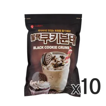 롯데 블랙 쿠키분태 1kg 10개
