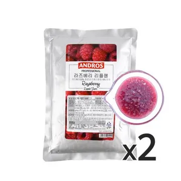 앤드로스 라즈베리 리플잼 1kg 2개