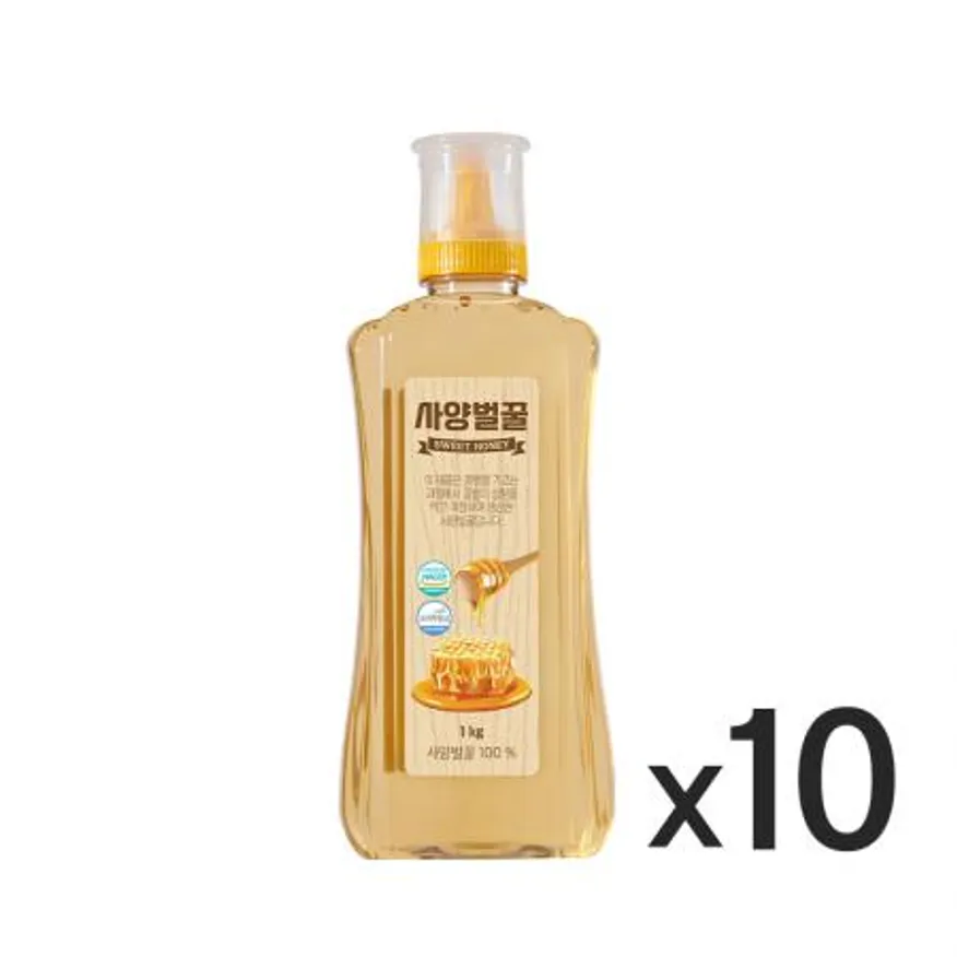 꽃샘 사양벌꿀 1kg10개 이미지