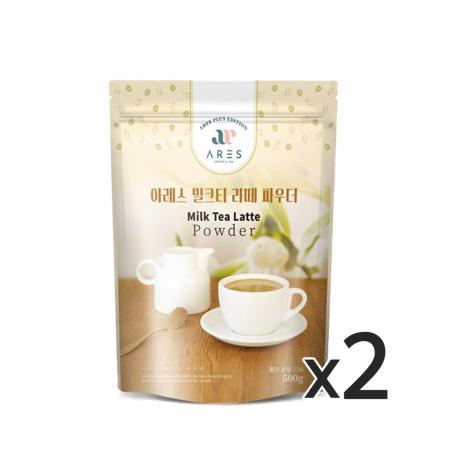 아레스 밀크티 라떼 파우더 500g 2개