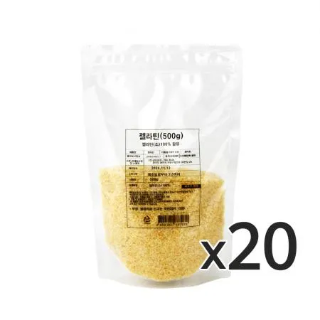 선인 젤라틴 분말 500g 20개 이미지