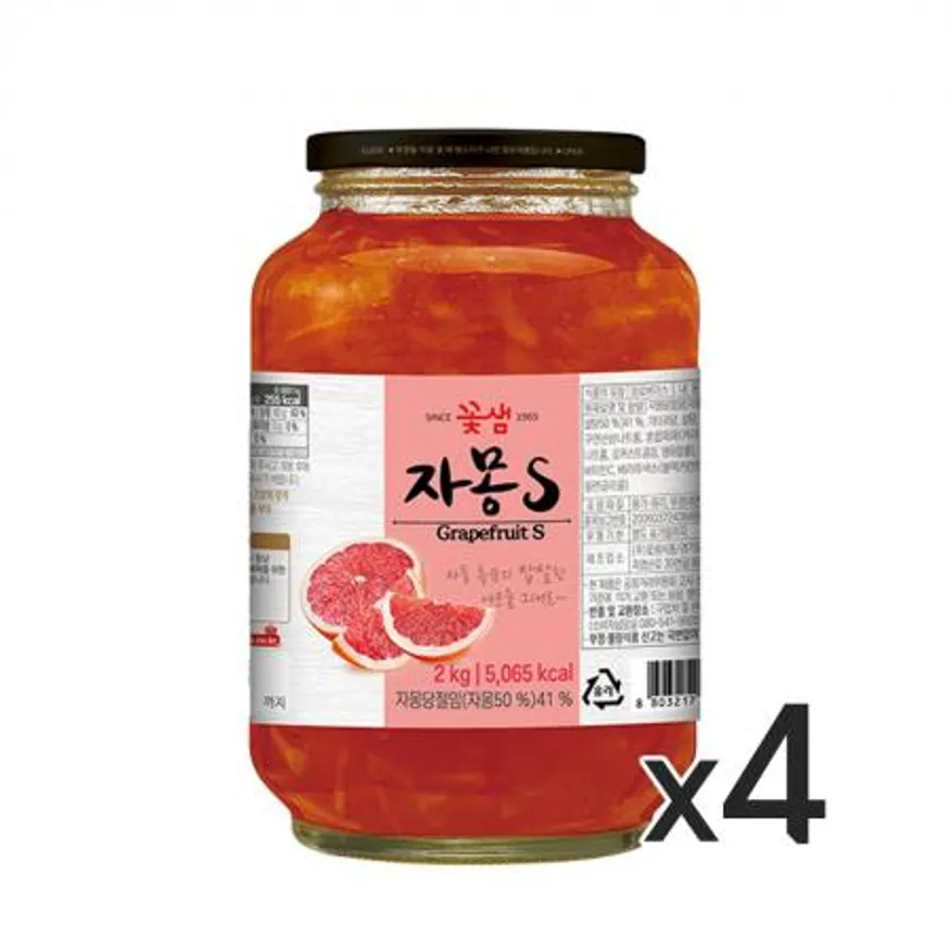꽃샘 자몽차S 2kg 4개 이미지