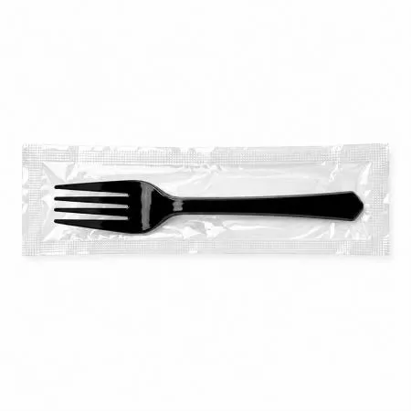 일회용 포크 16cm 개별포장 블랙 2000개