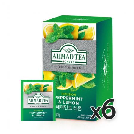 아마드 페퍼민트&레몬 20티백 6개