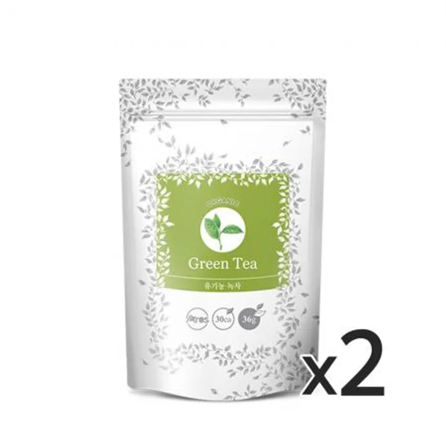 아레스 유기농 녹차 30티백 2개 이미지