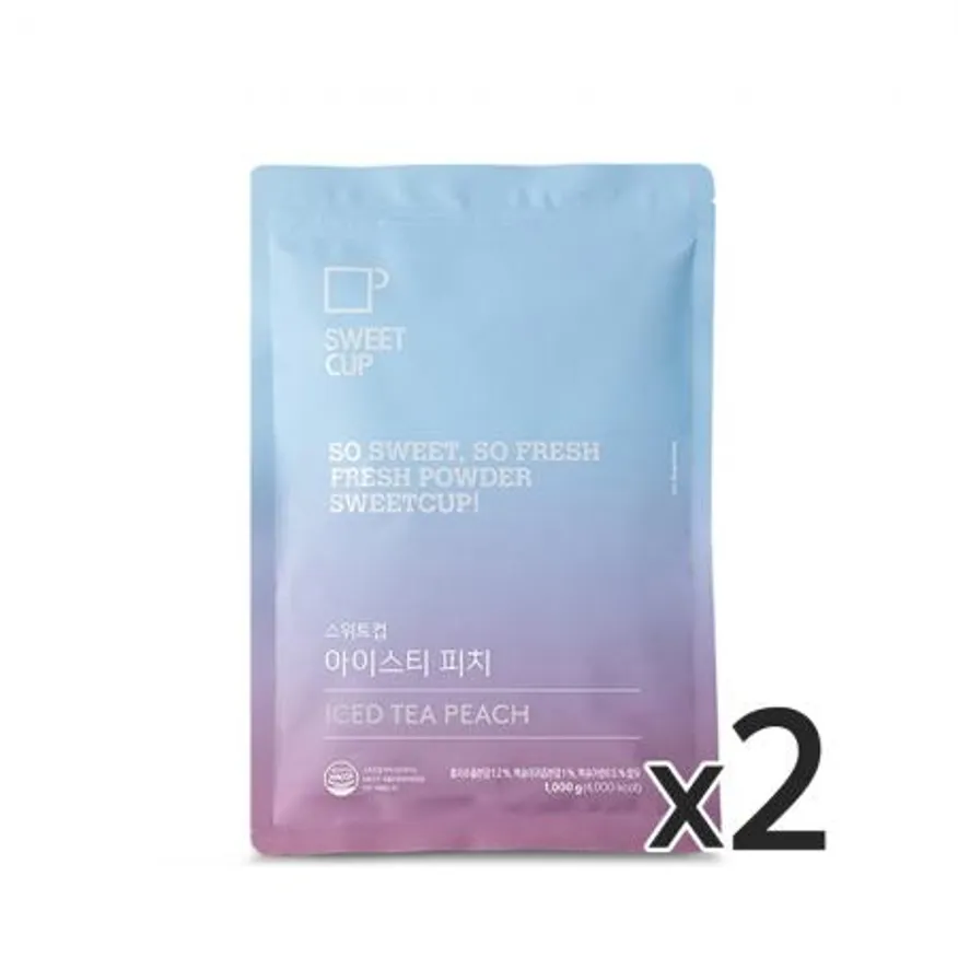 스위트컵 아이스티 피치 파우더 1kg 2개 이미지