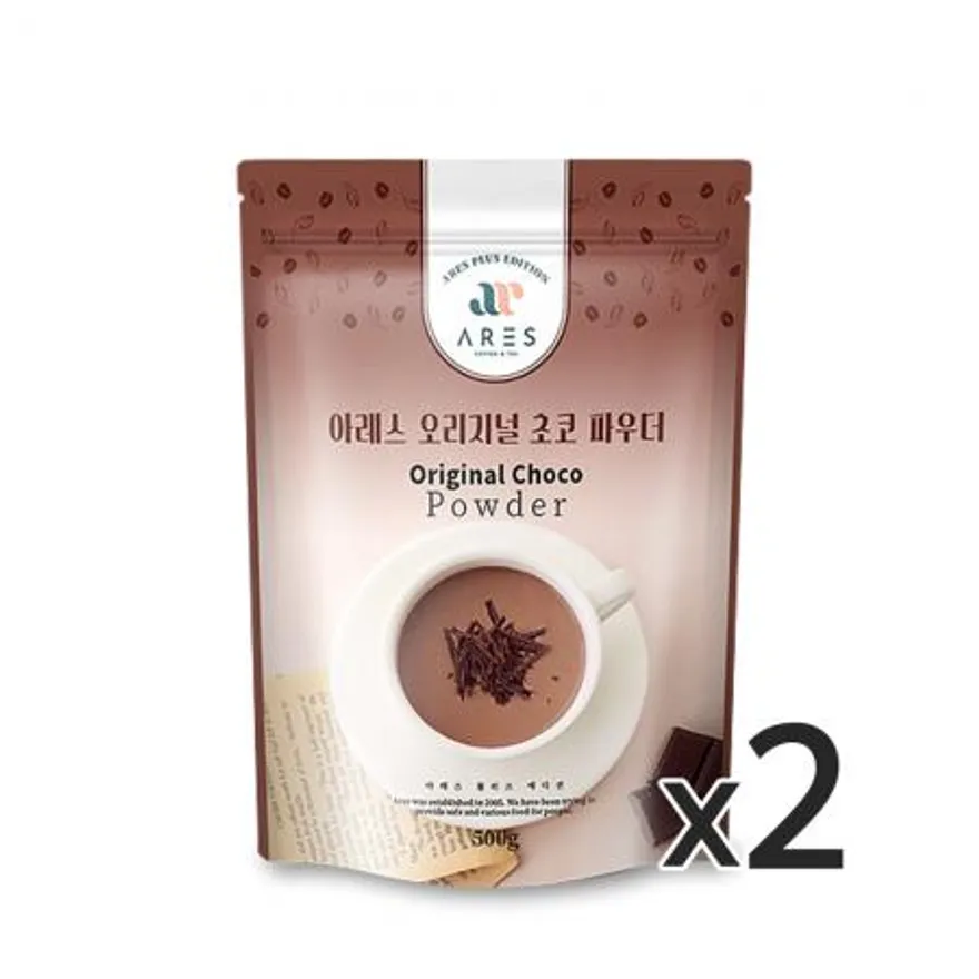아레스 오리지널 초코파우더 500g 2개 이미지