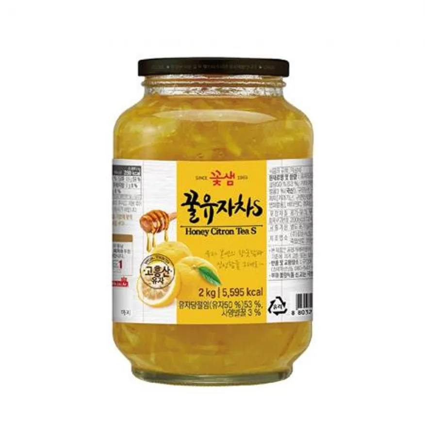 꽃샘 꿀유자차S 2kg 이미지