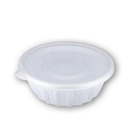 [용기 뚜껑 단일상품] 화이트 1050ml (소) 195mm 300개