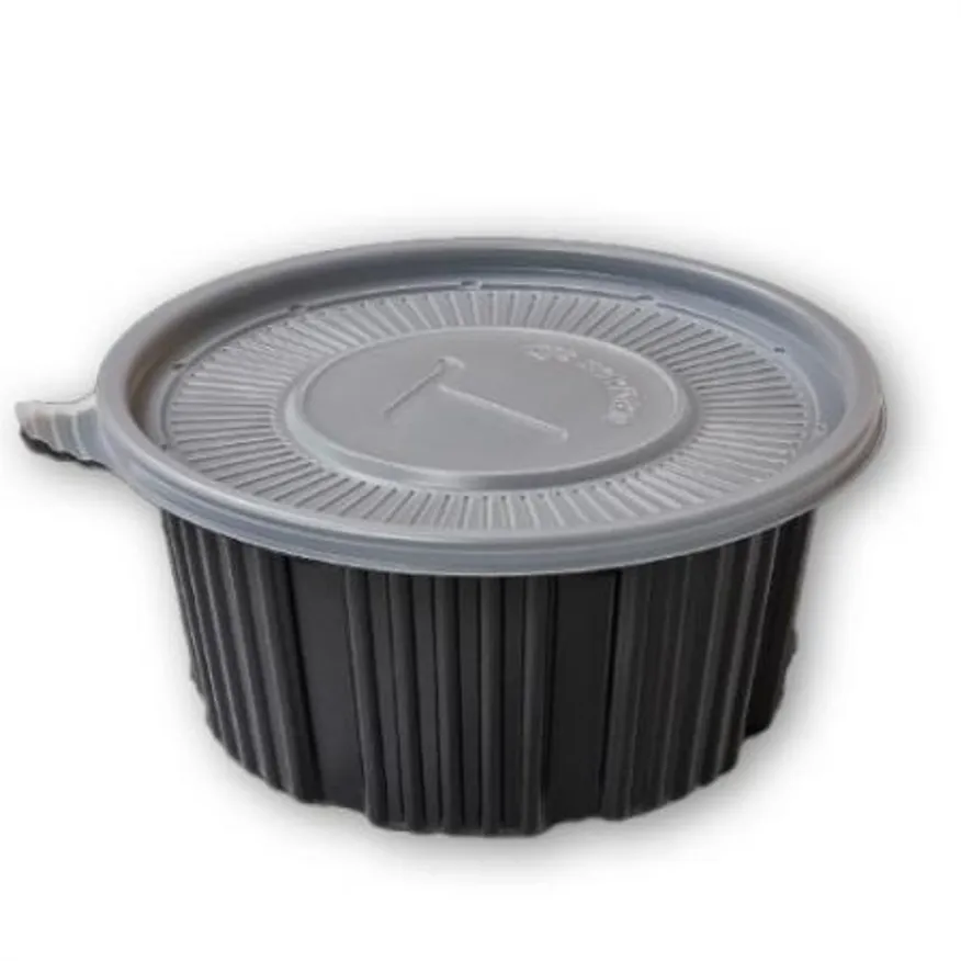 탕용기 블랙 2300ml (중) 220mm 200개 이미지