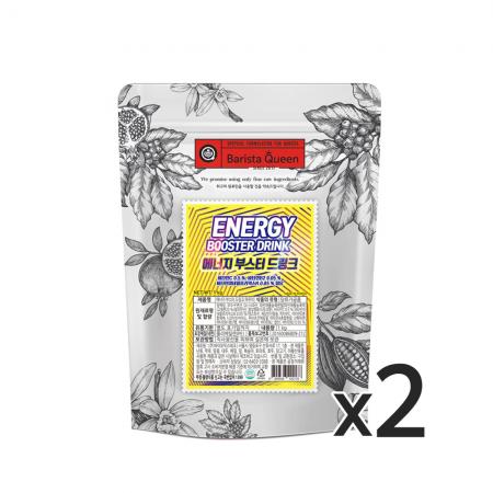 바리스타퀸 에너지 부스터 드링크 파우더 1kg 2개