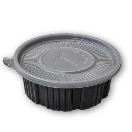 탕용기 블랙 1900ml (소) 220mm 200개