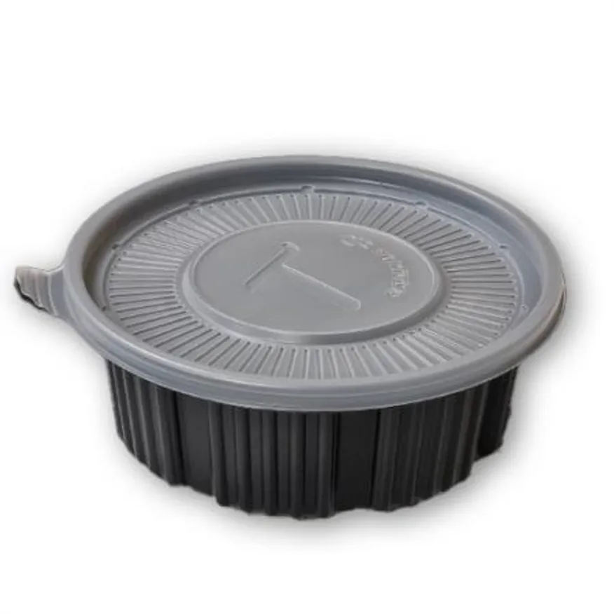 탕용기 블랙 1900ml (소) 220mm 200개 이미지