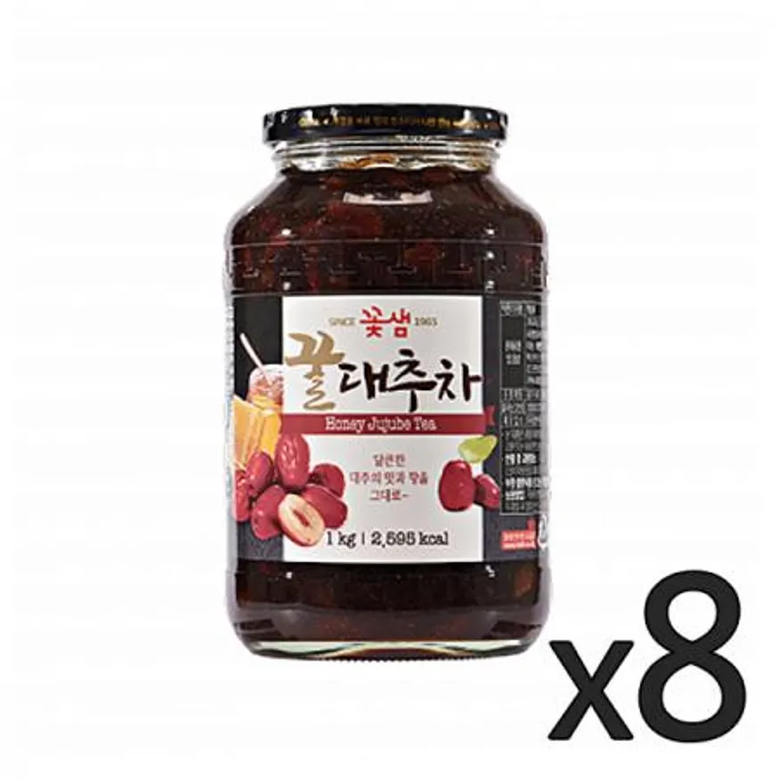 꽃샘 꿀대추차 1kg 8개 이미지
