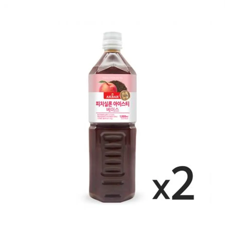 아크바 피치실론 아이스티 베이스 1L 2개 이미지