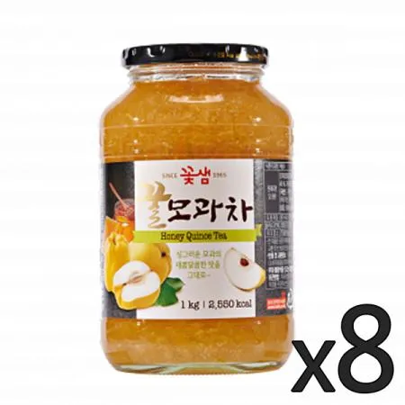 꽃샘 꿀모과차 1kg 8개