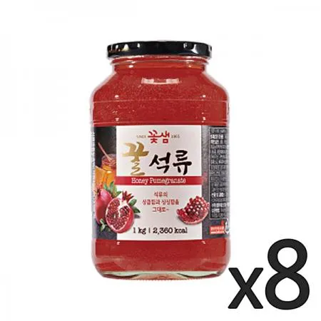 꽃샘 꿀석류차 1kg 8개